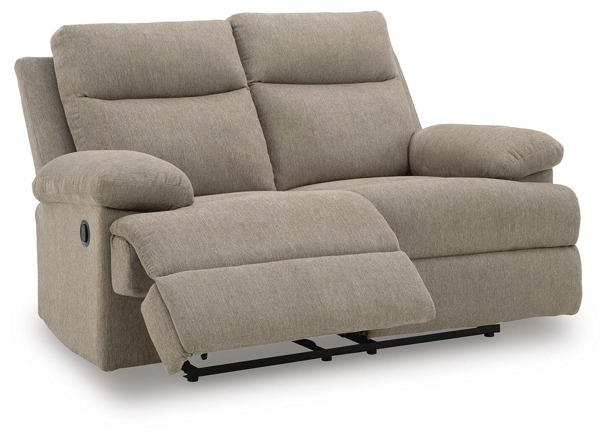 Side-Swipe Reclining Loveseat Chenille