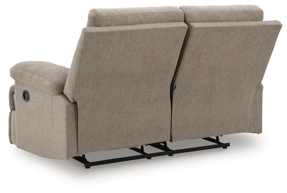 Side-Swipe Reclining Loveseat Chenille