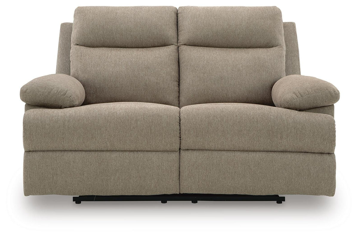 Side-Swipe Reclining Loveseat Chenille