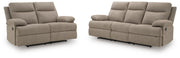 Side-Swipe Sofa and Loveseat