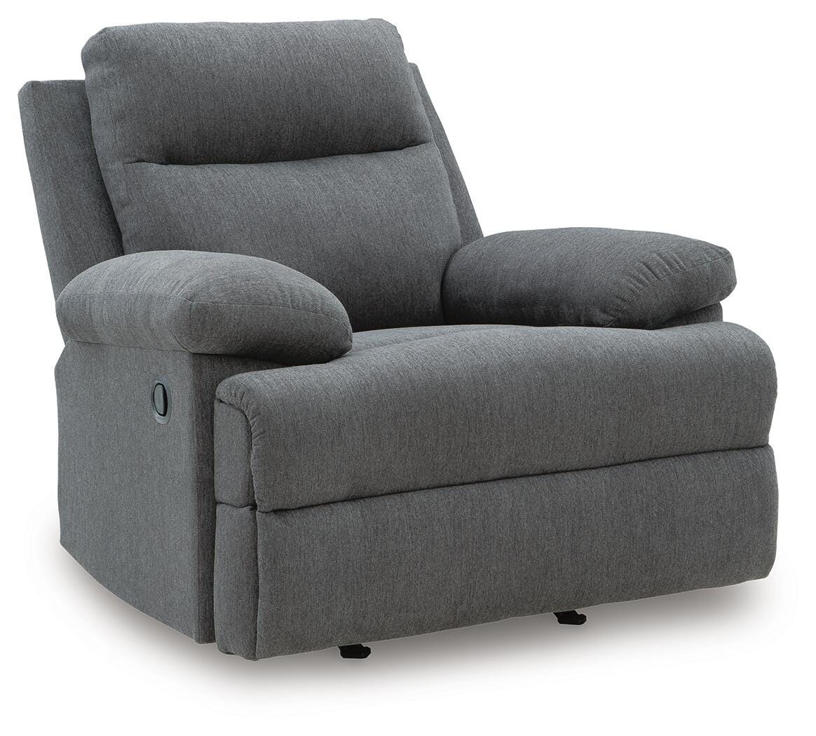 Side-Swipe Rocker Recliner Chenille