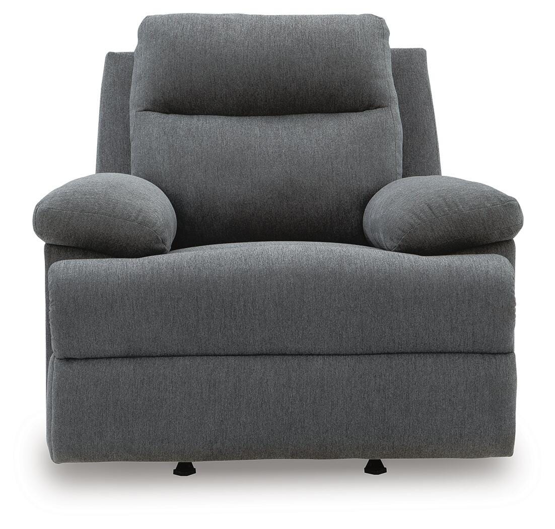Side-Swipe Rocker Recliner Chenille