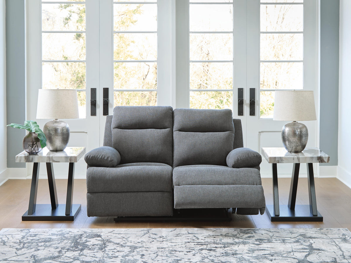 Side-Swipe Reclining Loveseat Chenille