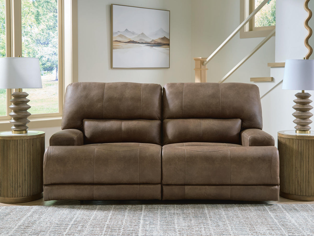 Beckley Place 2 Seat PWR REC Sofa ADJ HDREST Faux Leather