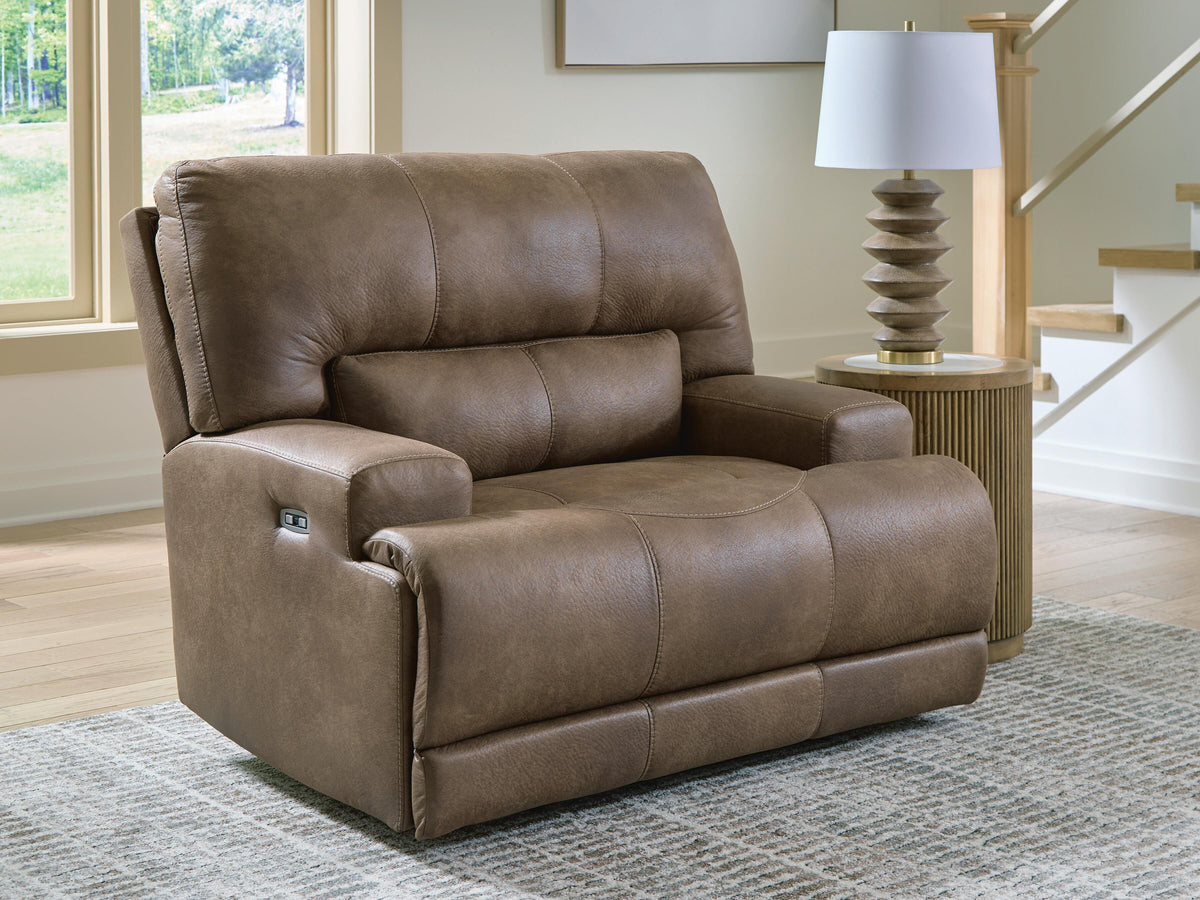 Beckley Place PWR Recliner/ADJ Headrest Faux Leather