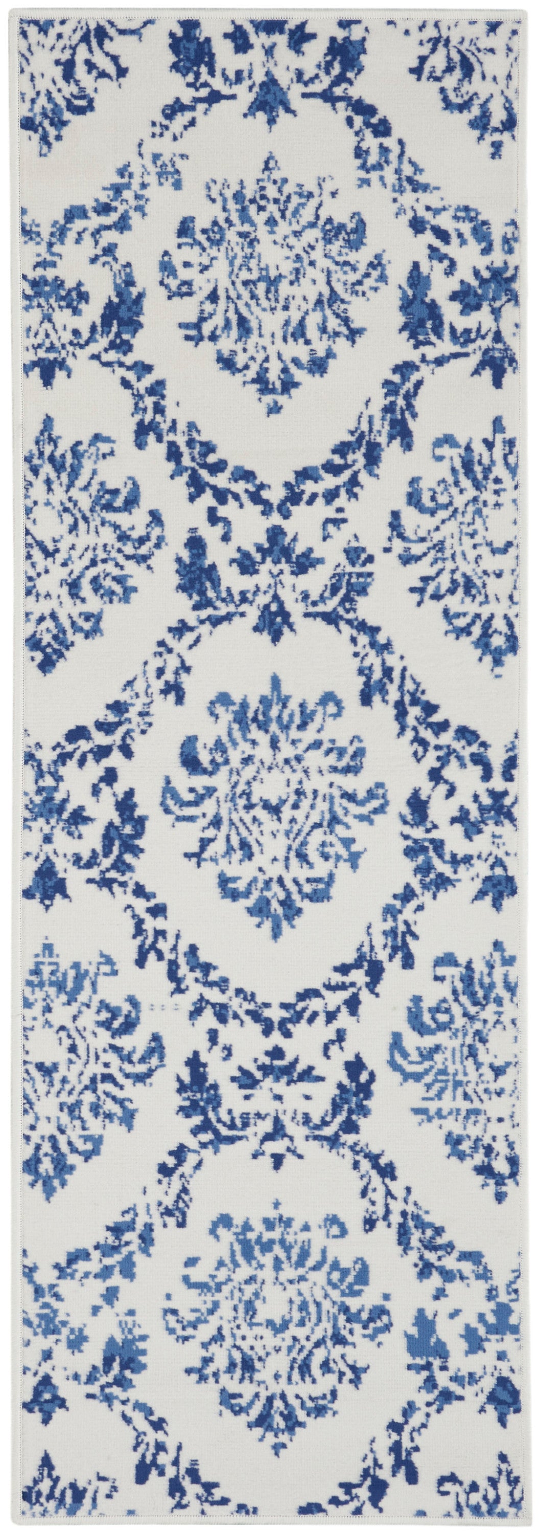 Whimsicle WHS01 Ivory Navy Rug - Runner