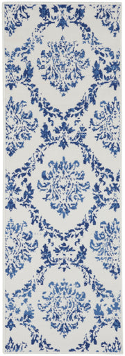 Whimsicle WHS01 Ivory Navy Rug - Runner