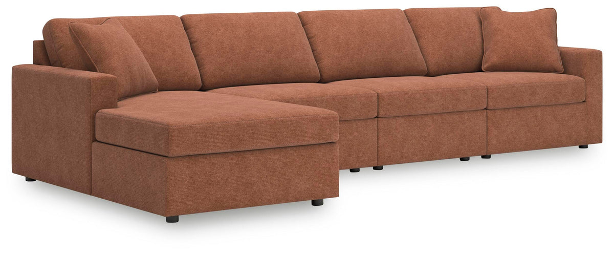 Modmax 4-Piece Sectional with Chaise Next-Gen Nuvella™ Performance Fabric