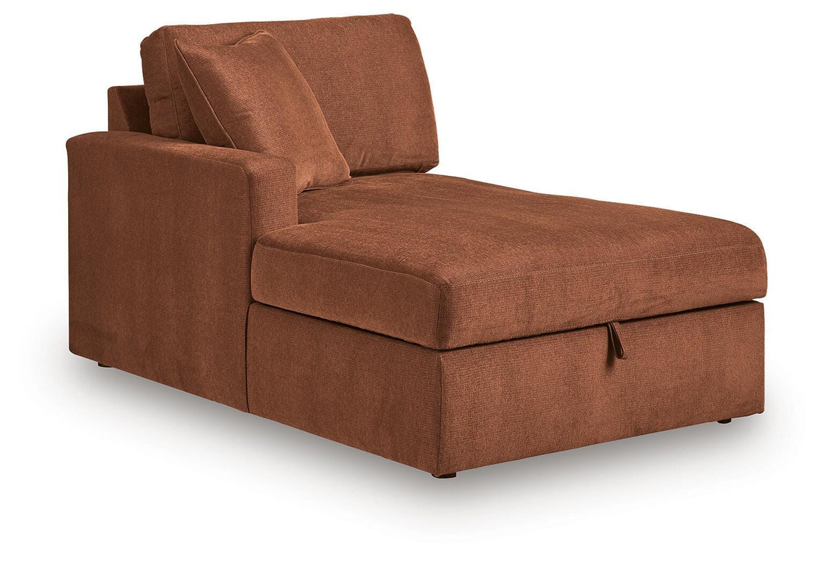 Modmax LAF Corner Chaise w/Storage Next-Gen Nuvella™ Performance Fabric