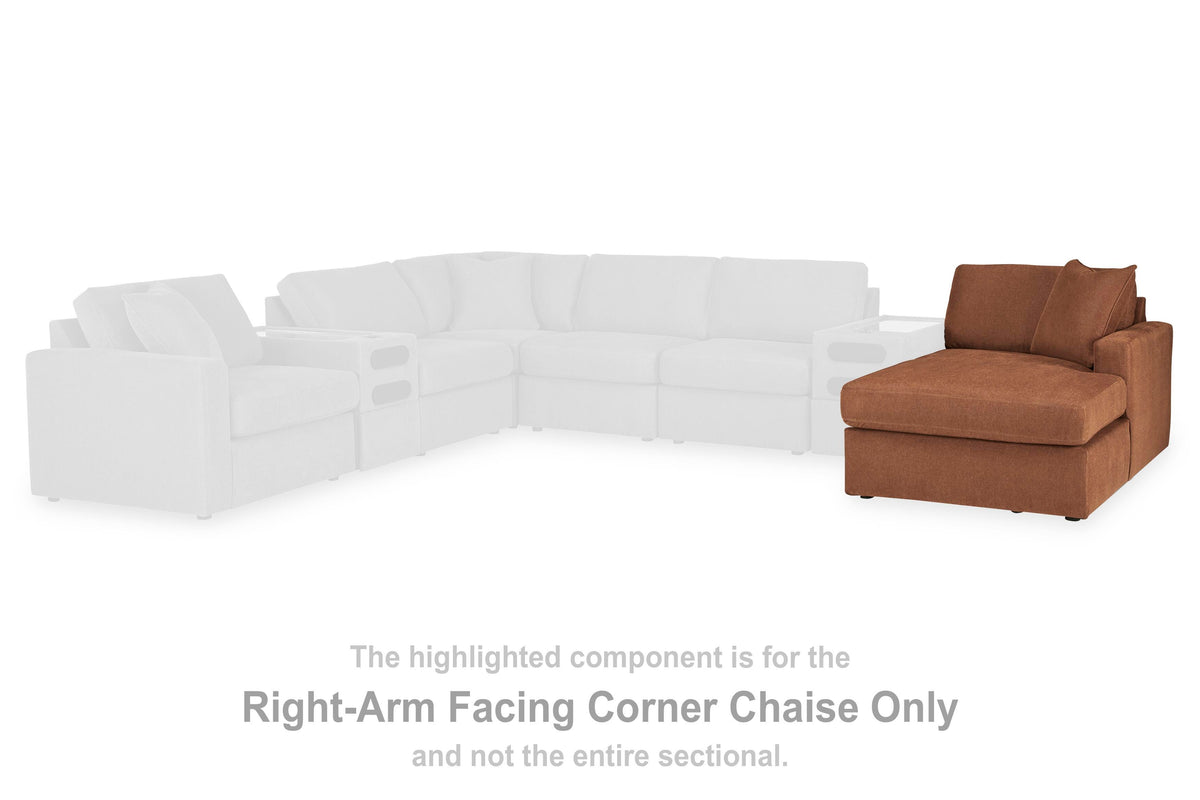 Modmax RAF Corner Chaise Next-Gen Nuvella™ Performance Fabric