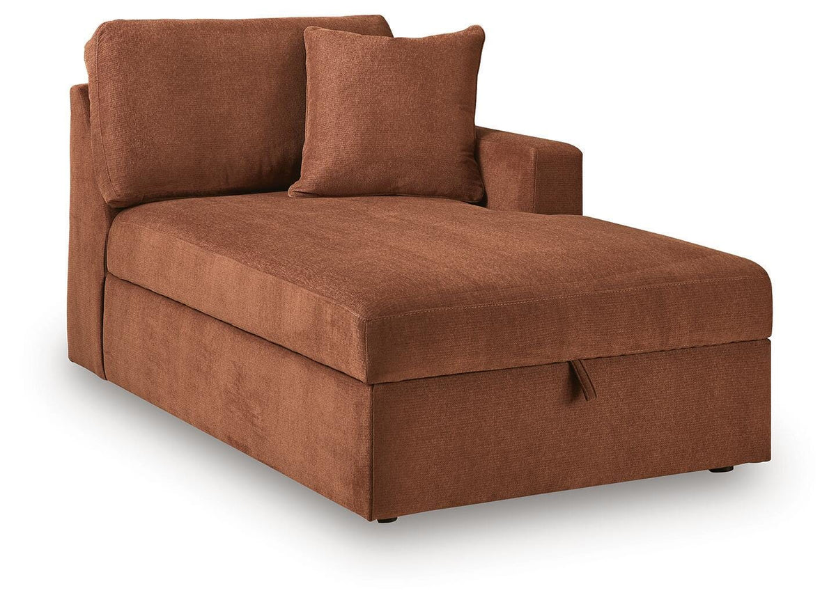 Modmax RAF Corner Chaise w/Storage Next-Gen Nuvella™ Performance Fabric
