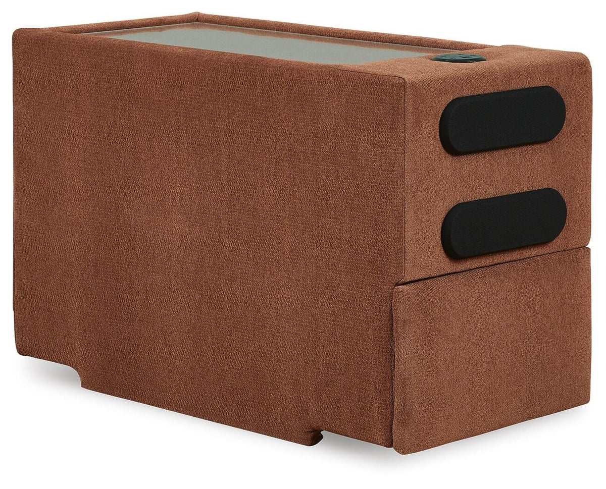 Modmax 8-Piece Sectional with Audio and Storage Consoles Next-Gen Nuvella™ Performance Fabric