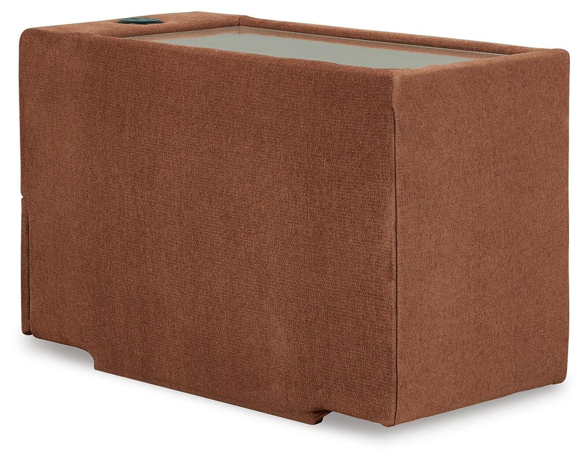 Modmax 5 Piece Sectional with Audio Console Next-Gen Nuvella™ Performance Fabric