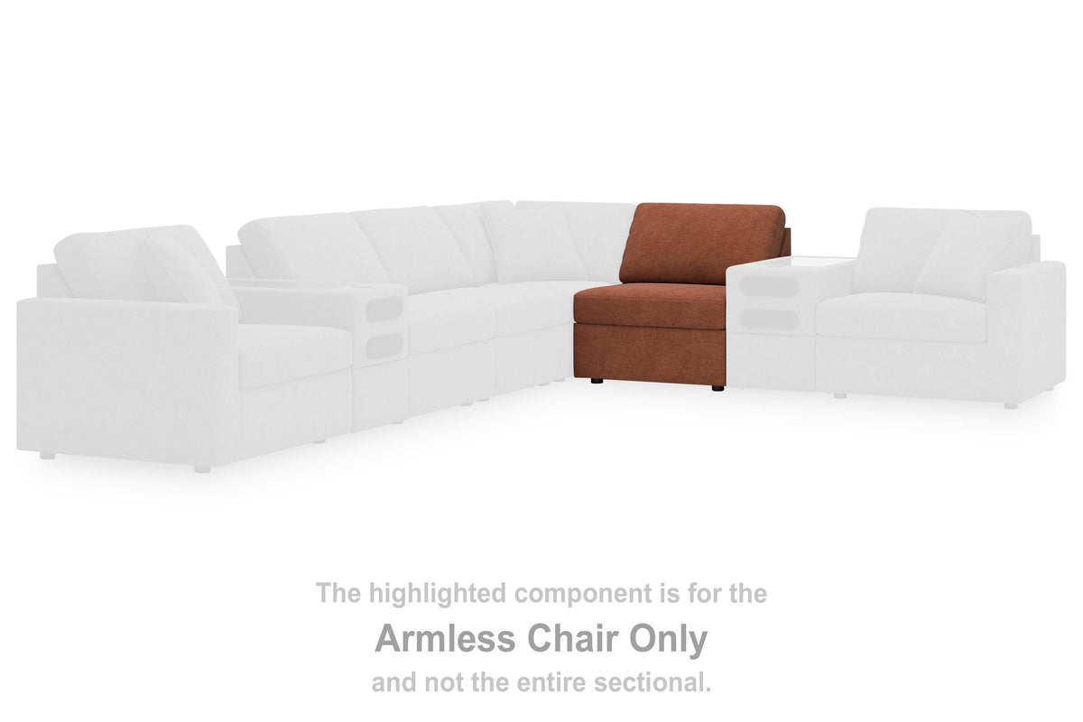Modmax Armless Chair Next-Gen Nuvella™ Performance Fabric