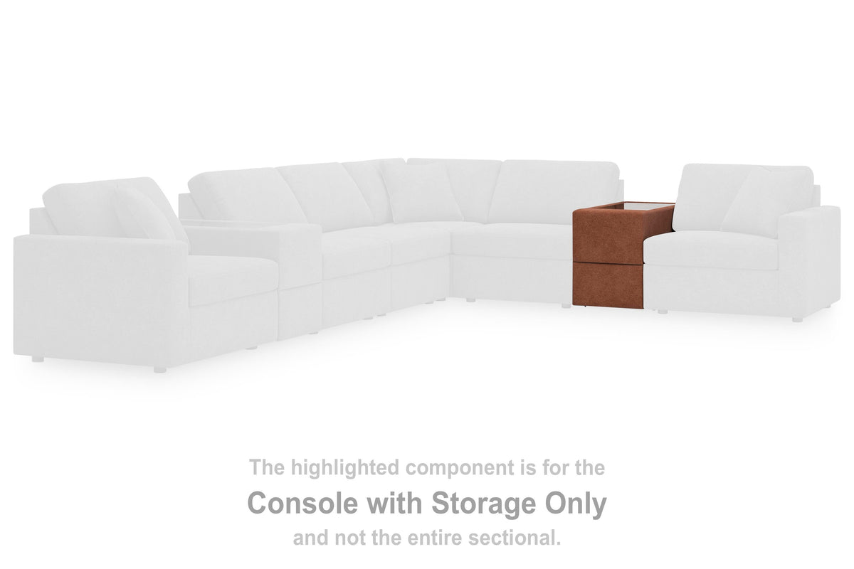 Modmax Console with Storage Next-Gen Nuvella™ Performance Fabric