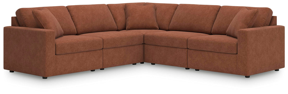 Modmax 5-Piece Sectional Next-Gen Nuvella™ Performance Fabric