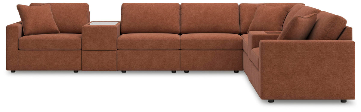 Modmax 8-Piece Sectional with Storage Consoles Next-Gen Nuvella™ Performance Fabric