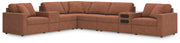 Modmax 8-Piece Sectional with Audio and Storage Consoles Next-Gen Nuvella™ Performance Fabric