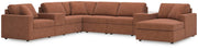 Modmax 8-Piece Sectional with Chaise and Storage Consoles Next-Gen Nuvella™ Performance Fabric