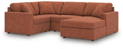 Modmax 4-Piece Sectional with Chaise Next-Gen Nuvella™ Performance Fabric