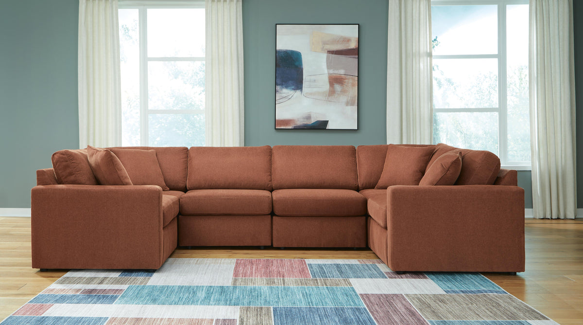 Modmax 6-Piece Sectional Next-Gen Nuvella™ Performance Fabric