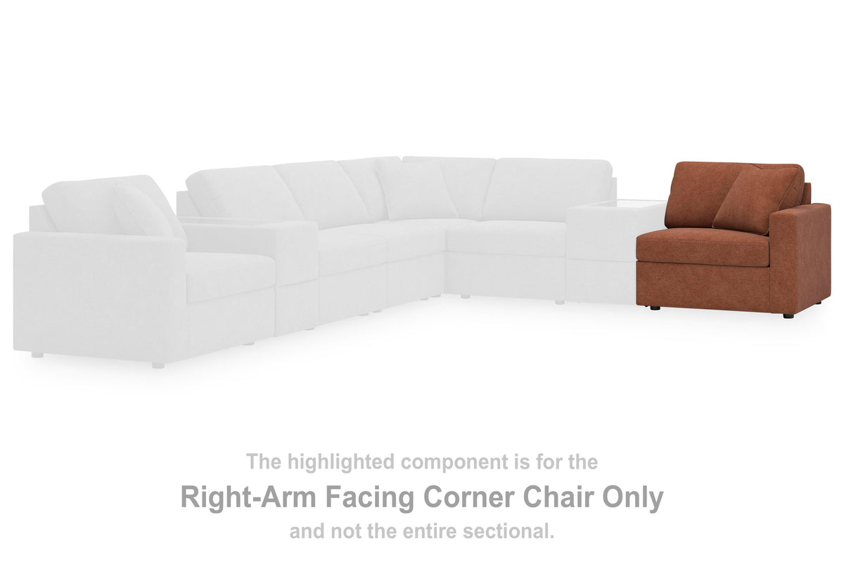 Modmax RAF Corner Chair Next-Gen Nuvella™ Performance Fabric