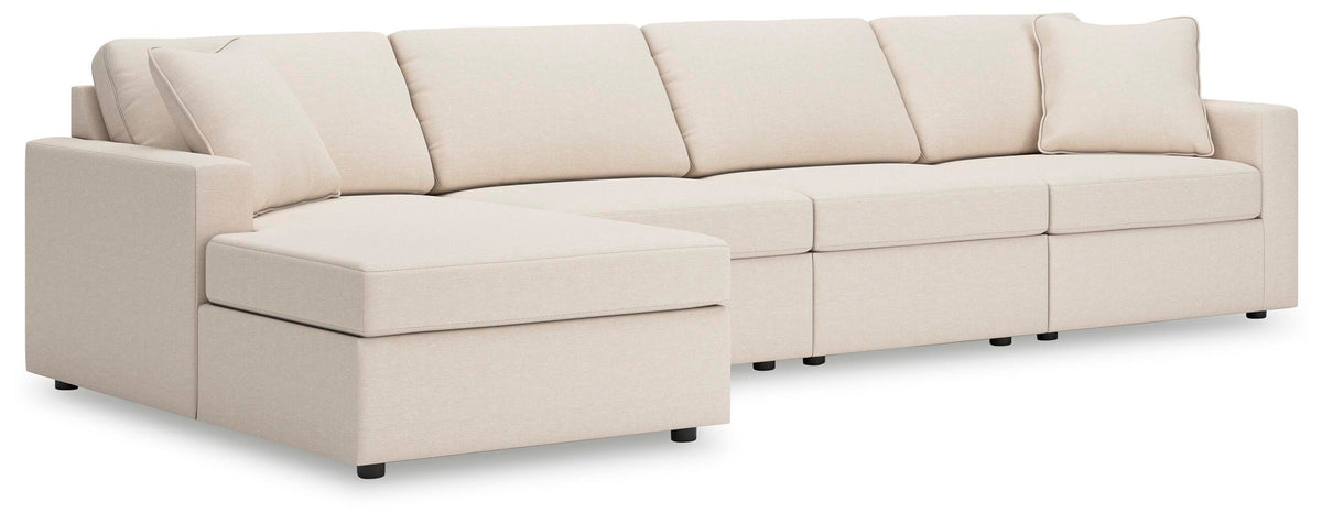 Modmax 4-Piece Sectional with Chaise Next-Gen Nuvella™ Performance Fabric