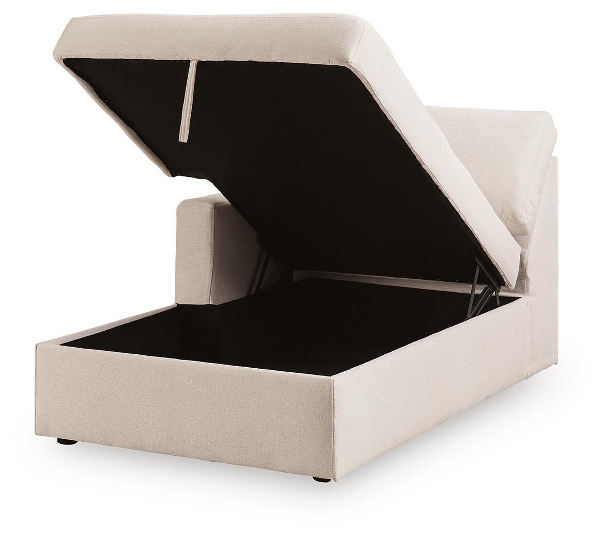 Modmax LAF Corner Chaise w/Storage Next-Gen Nuvella™ Performance Fabric