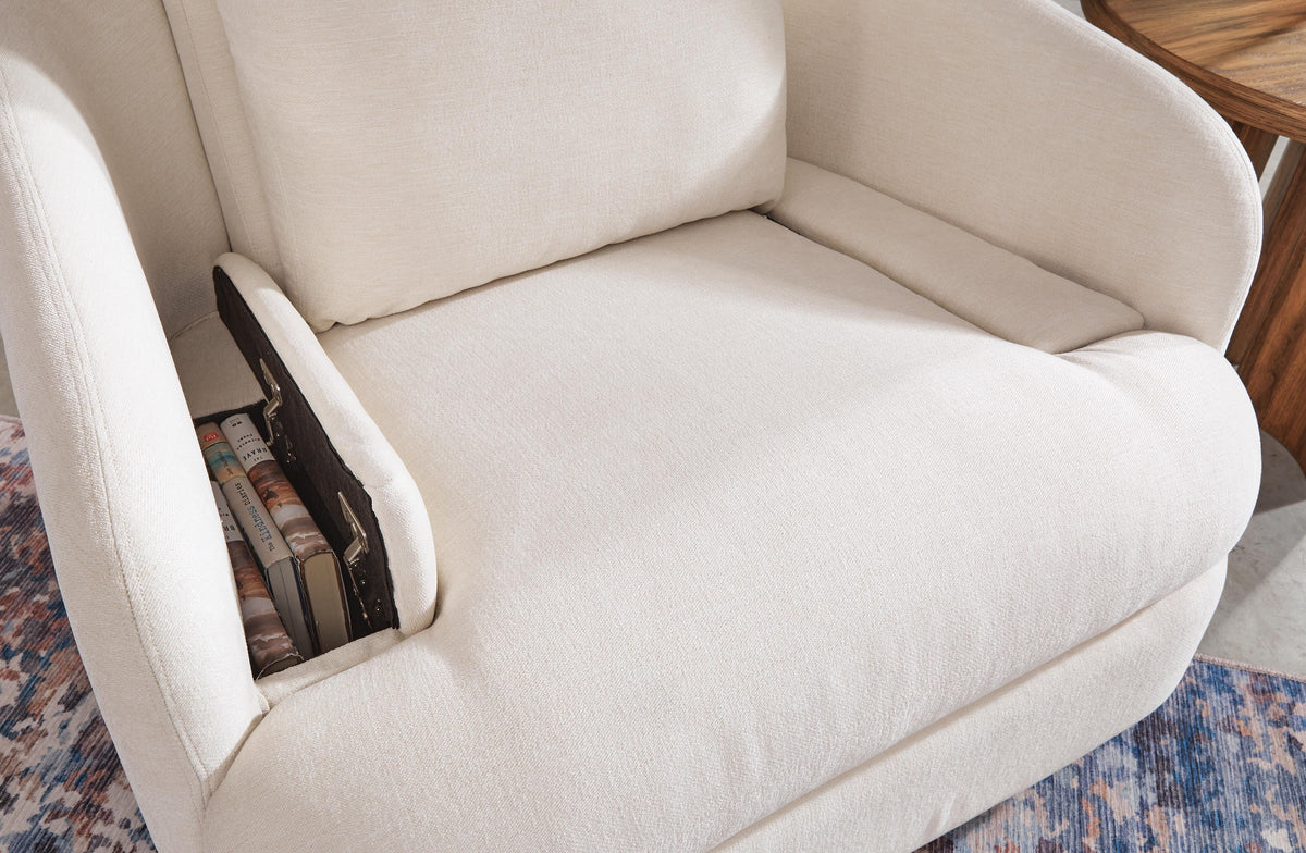 Modmax Swivel Glider Recliner Next-Gen Nuvella™ Performance Fabric