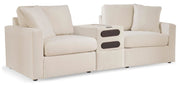 Modmax 3-Piece Sectional with Audio Console Next-Gen Nuvella™ Performance Fabric