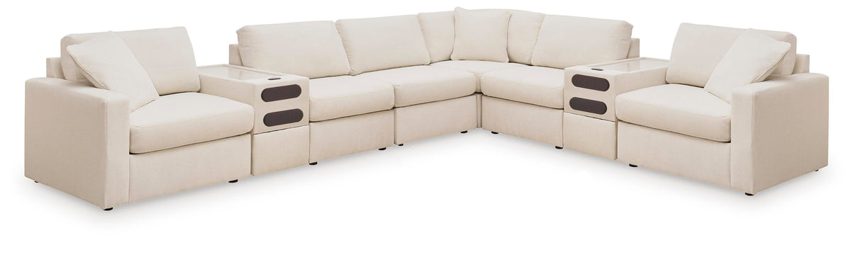 Modmax 8-Piece Sectional with Audio Consoles Next-Gen Nuvella™ Performance Fabric