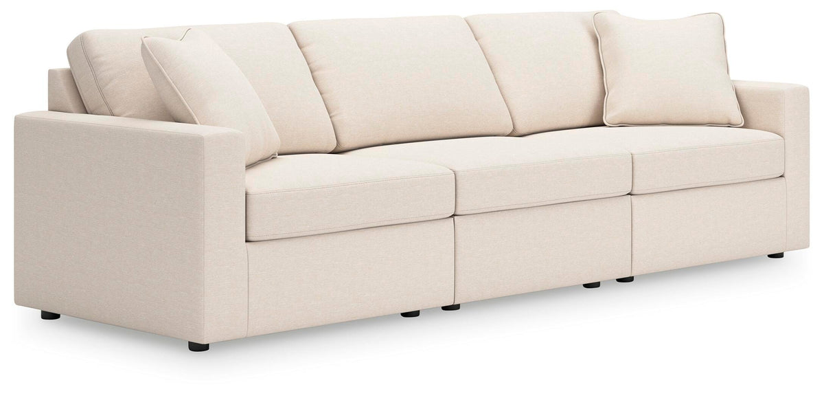 Modmax 3-Piece Sectional and Ottoman - Oyster