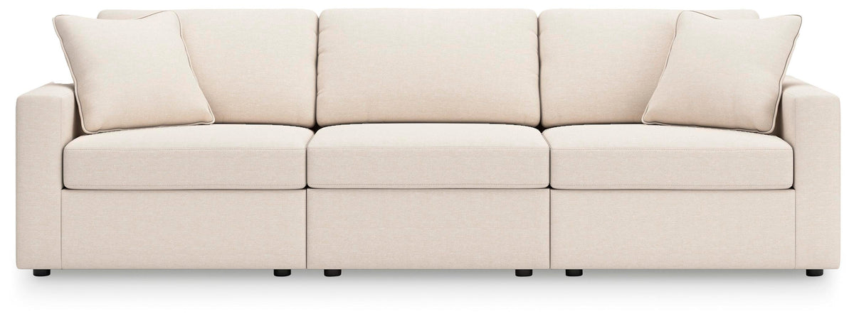 Modmax 3-Piece Sectional and Ottoman - Oyster