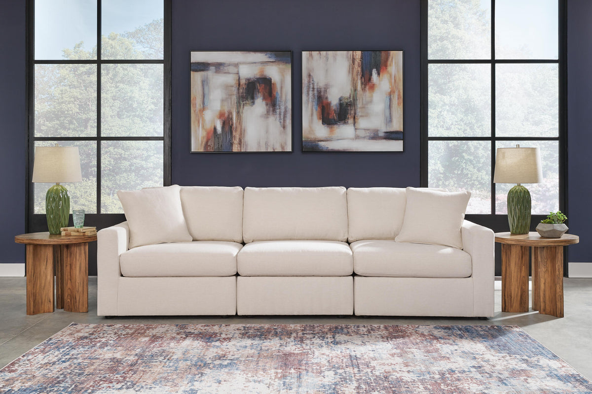Modmax 3-Piece Sectional Sofa and 2-Piece Sectional Loveseat - Oyster