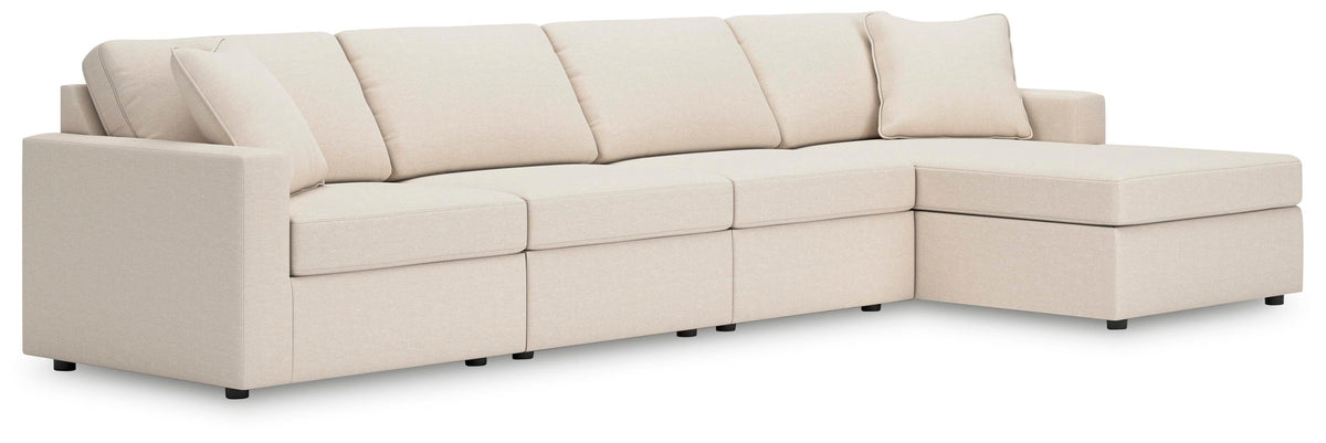Modmax 4-Piece Sectional with Chaise Next-Gen Nuvella™ Performance Fabric