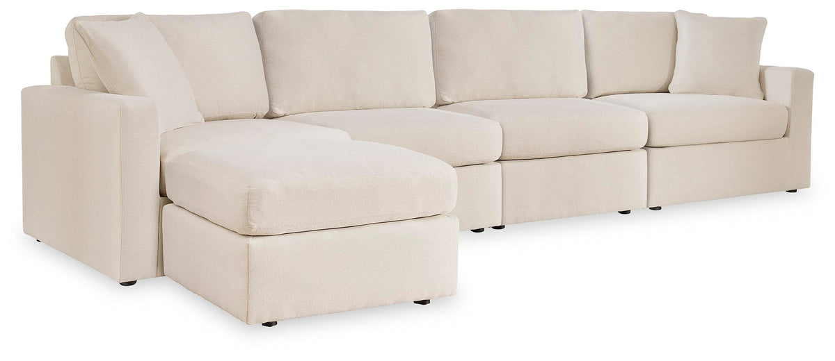 Modmax 4-Piece Sectional and Ottoman - Oyster