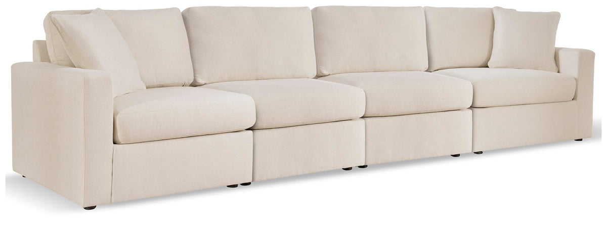 Modmax 4-Piece Sectional and Ottoman - Oyster