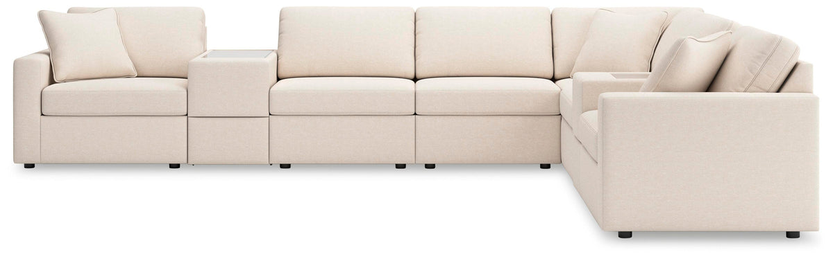 Modmax 8-Piece Sectional with Storage Consoles Next-Gen Nuvella™ Performance Fabric
