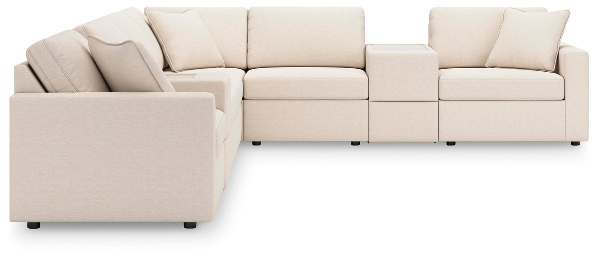 Modmax 8-Piece Sectional with Storage Consoles Next-Gen Nuvella™ Performance Fabric