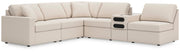 Modmax 6-Piece Sectional with Audio Console Next-Gen Nuvella™ Performance Fabric