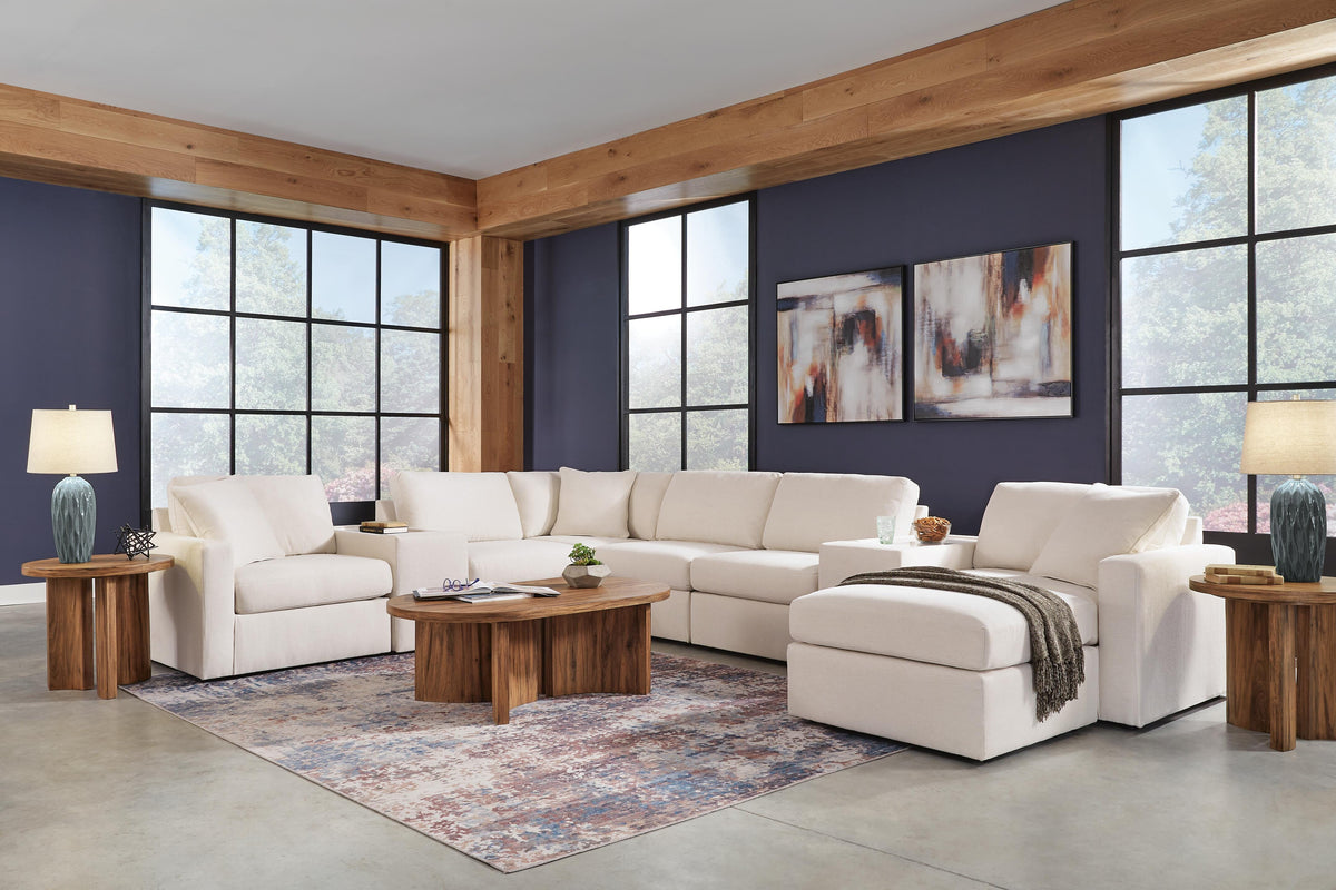 Modmax 6-Piece Sectional and 2 Ottomans