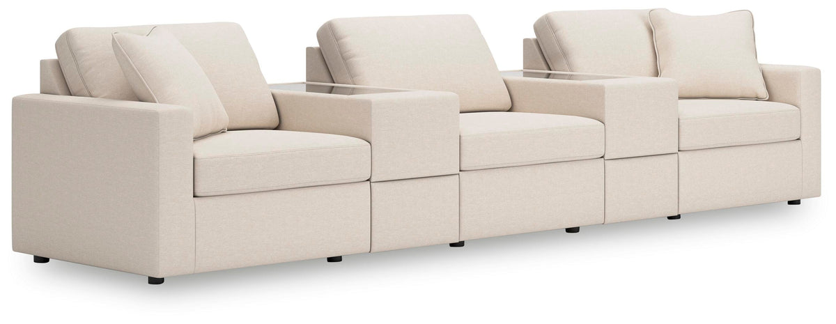 Modmax 5-Piece Sectional with Storage Consoles Next-Gen Nuvella™ Performance Fabric