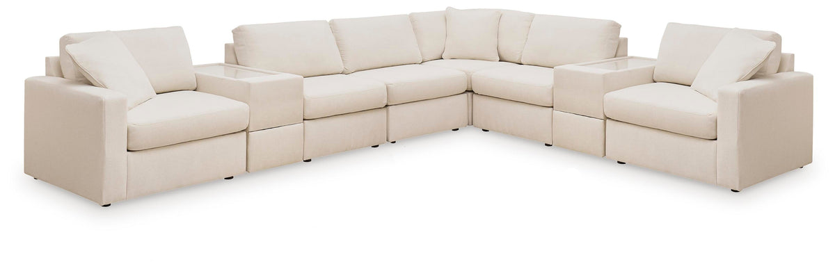Modmax 8-Piece Sectional with Storage Consoles Next-Gen Nuvella™ Performance Fabric