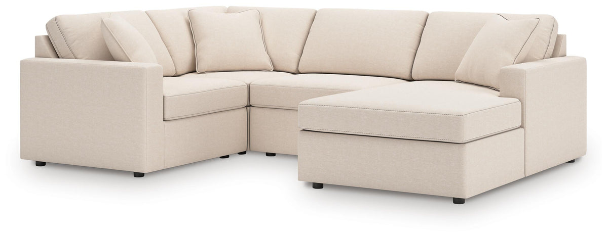 Modmax 4-Piece Sectional with Chaise Next-Gen Nuvella™ Performance Fabric