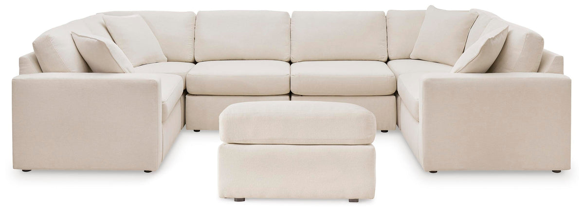 Modmax 6-Piece Sectional and Ottoman - Oyster