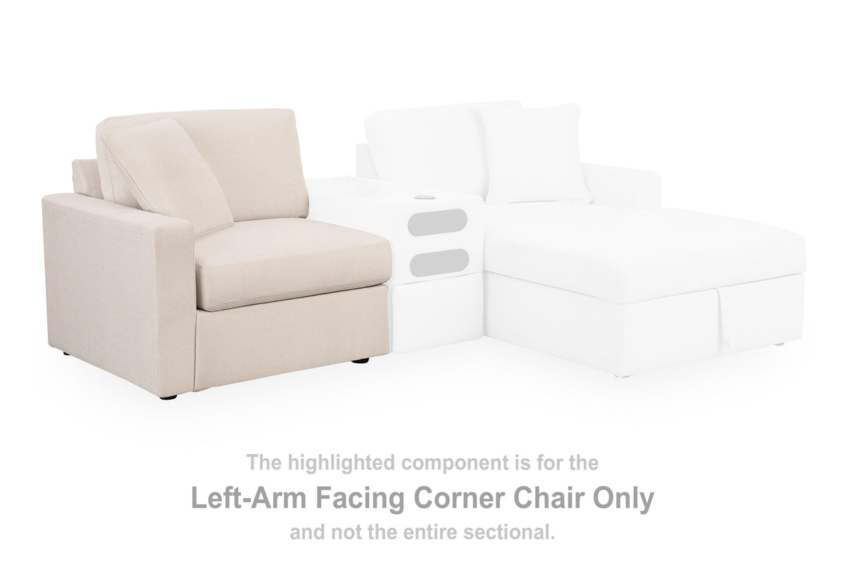 Modmax LAF Corner Chair Next-Gen Nuvella™ Performance Fabric