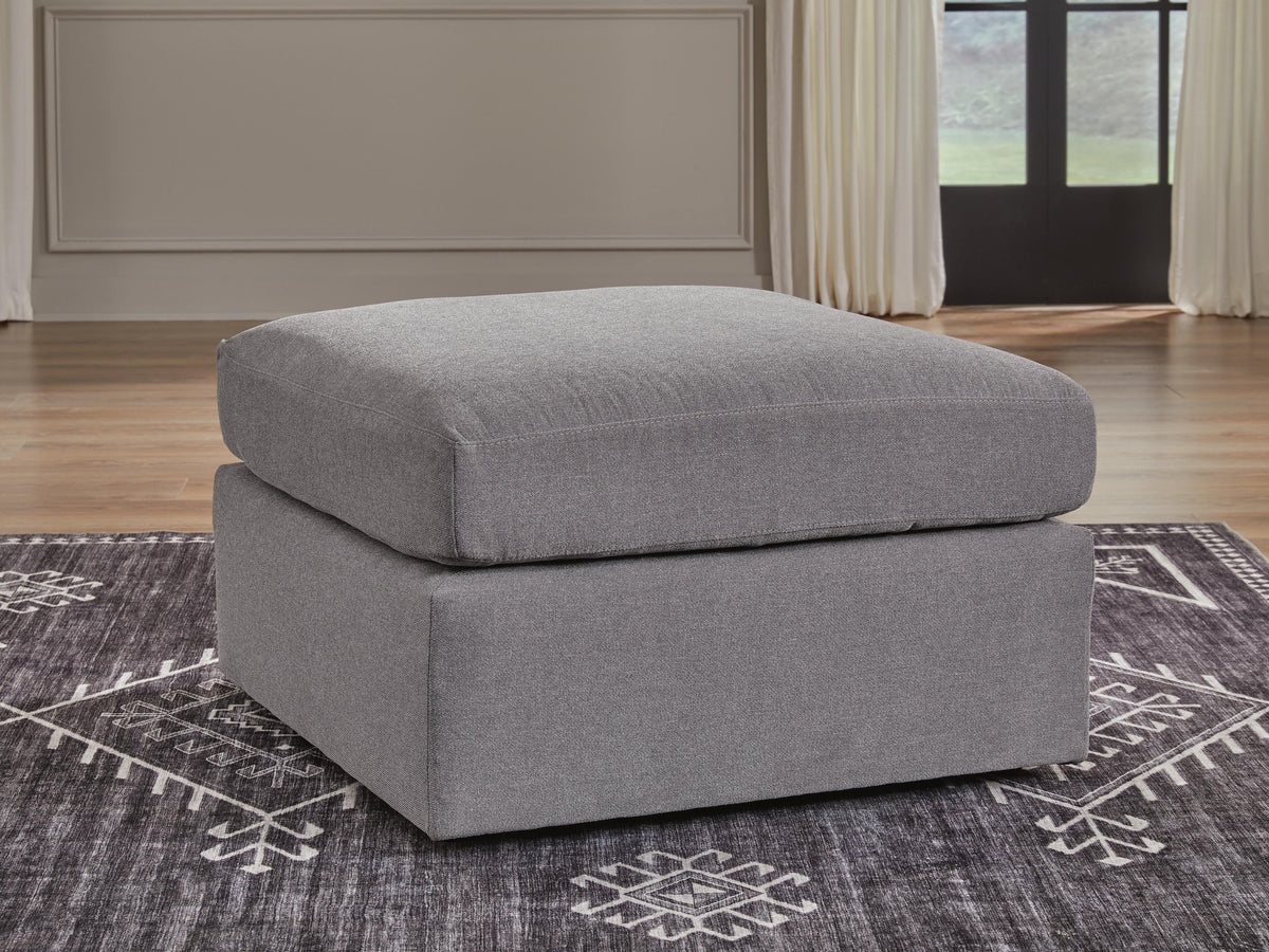 Modmax 4-Piece Sectional and Ottoman - Granite