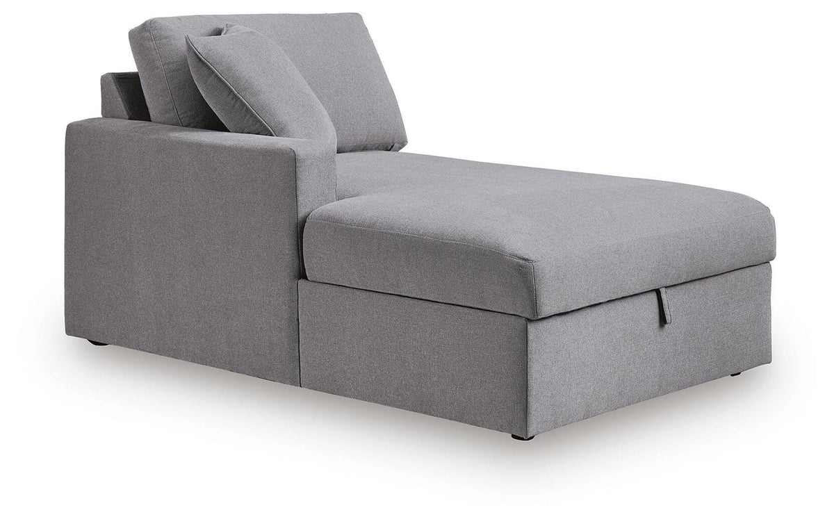 Modmax LAF Corner Chaise w/Storage Next-Gen Nuvella™ Performance Fabric
