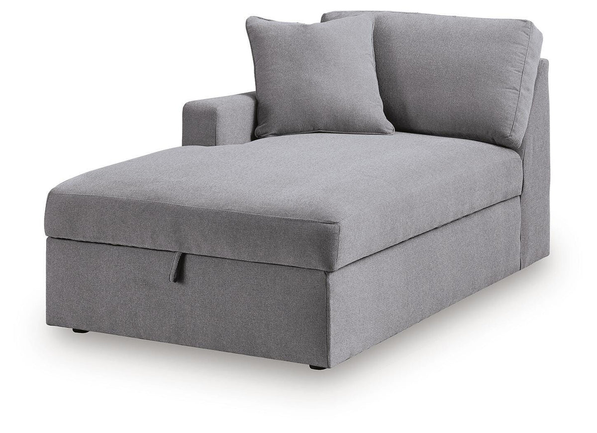 Modmax LAF Corner Chaise w/Storage Next-Gen Nuvella™ Performance Fabric