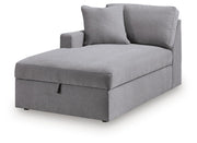 Modmax LAF Corner Chaise w/Storage Next-Gen Nuvella™ Performance Fabric